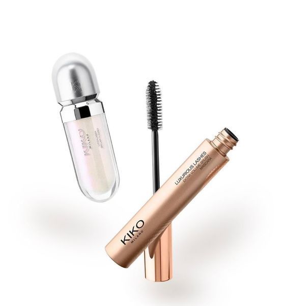 Подарунковий набір для макіяжу Kiko Milano Snow-Kissed Holiday Mountain Buddies Make Up Gift Set 18,5 мл 1134 фото
